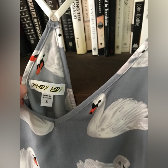 NWOT Shady Lady Grey Swan Camisole Top (S)  and Short (M) Sleep - Lounge Set S/M - Picture 5 of 16